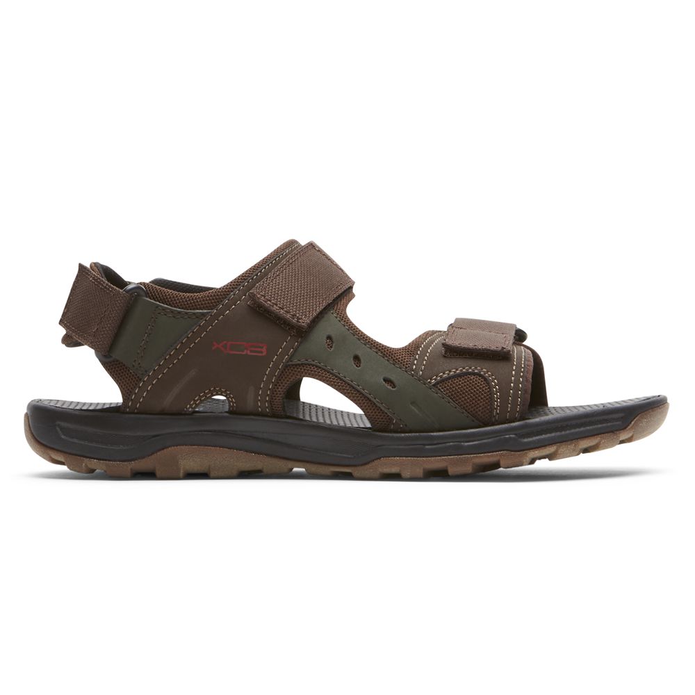 Rockport Xcs Trail Technique Adjustable - Mens Sandals - Brown - NZ (WLV-760152)